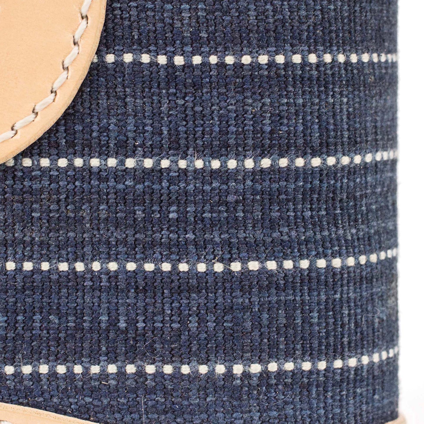 TOKACHI III TISSÉ À LA MAIN, MOTIFS INDIGO NATUREL WABASH