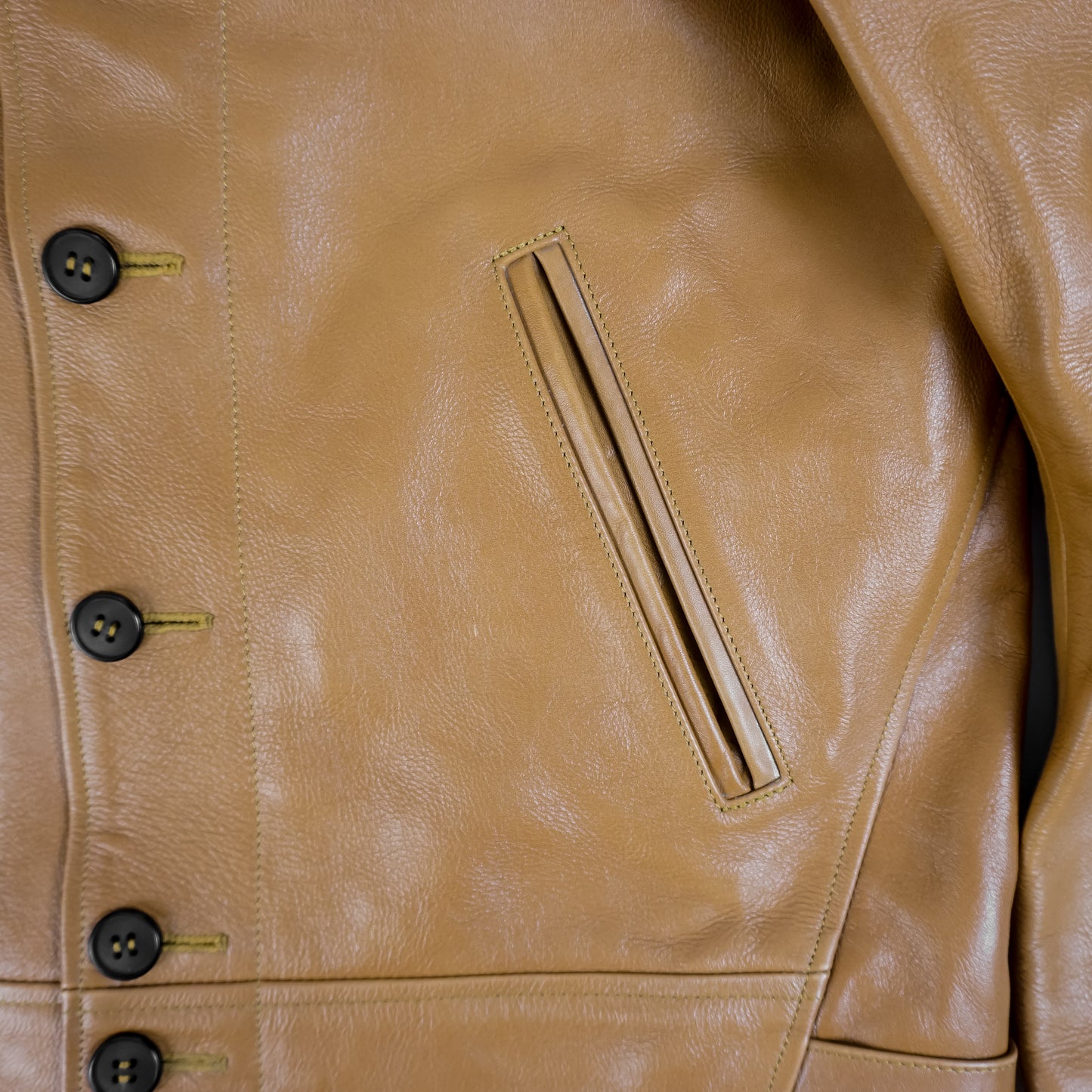 THE YARDMAN COSSACK JACKET SADDLE TAN