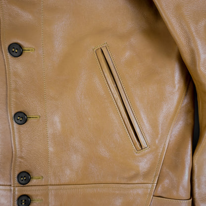 THE YARDMAN COSSACK JACKET SADDLE TAN