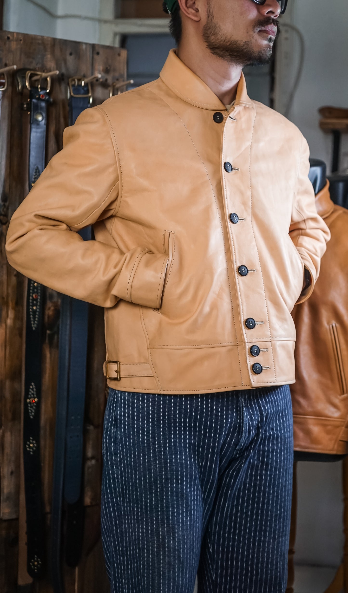 THE YARDMAN COSSACK JACKET NATURAL