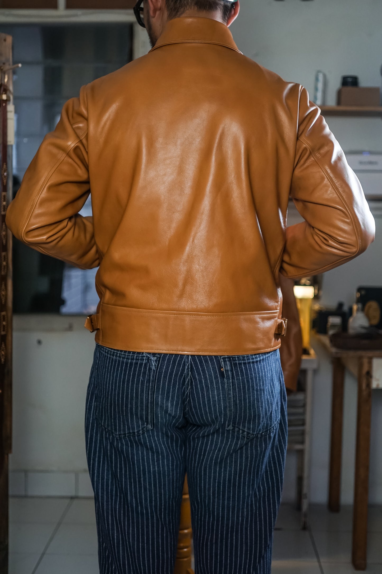 THE YARDMAN COSSACK JACKET SADDLE TAN