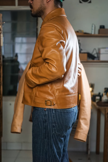 THE YARDMAN COSSACK JACKET SADDLE TAN