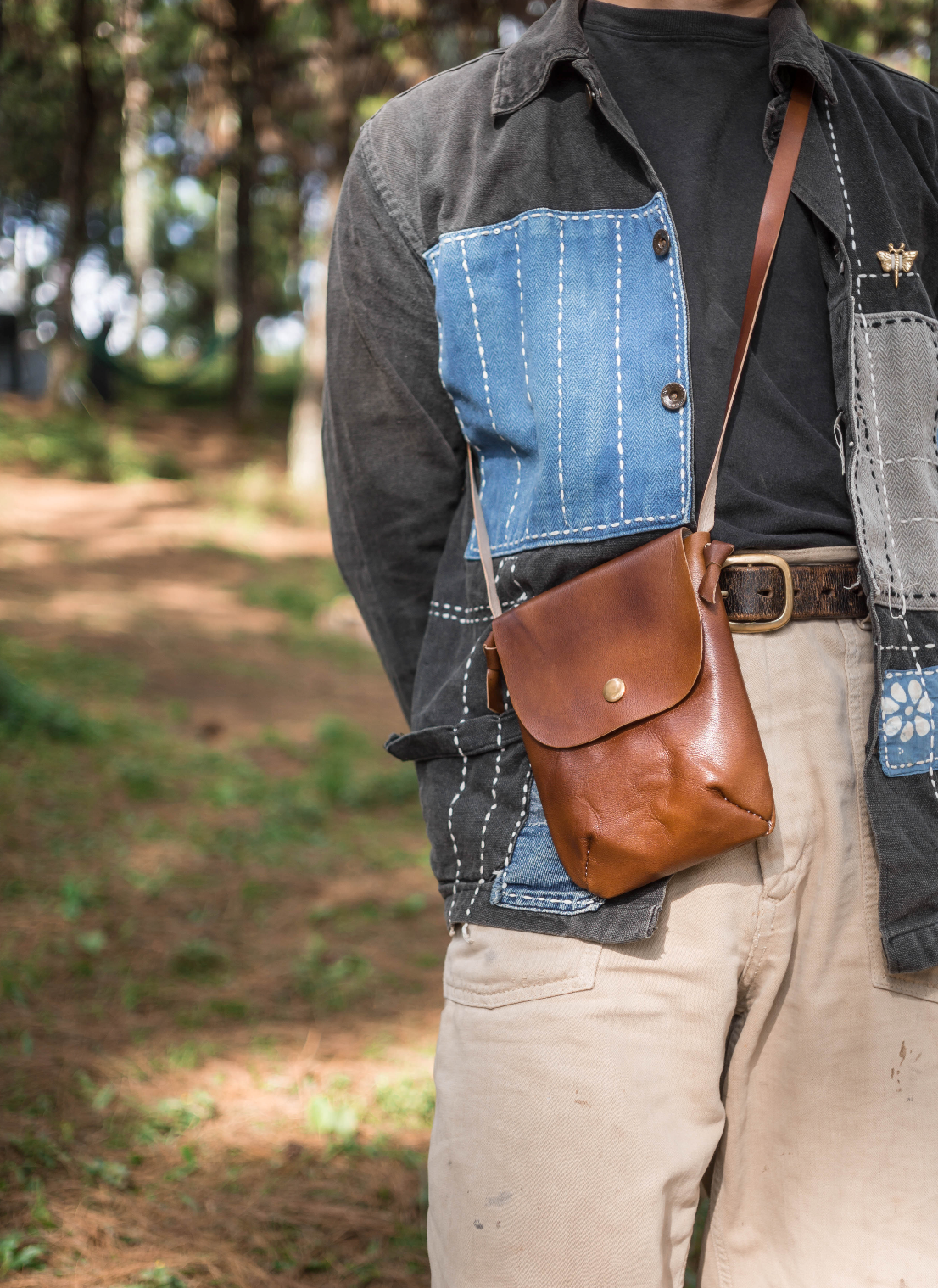 HIYORI MEDICINE BAG DARK BROWN