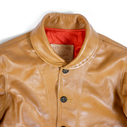 THE YARDMAN COSSACK JACKET SADDLE TAN