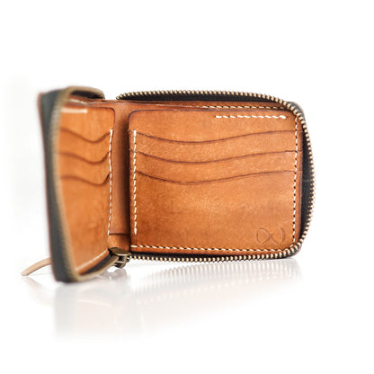 Kayan Thorn Zip Green Petrolio Cordovan