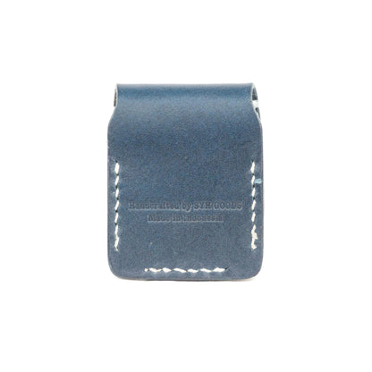 SYH ZIPPO LEATHER CASE BLUE