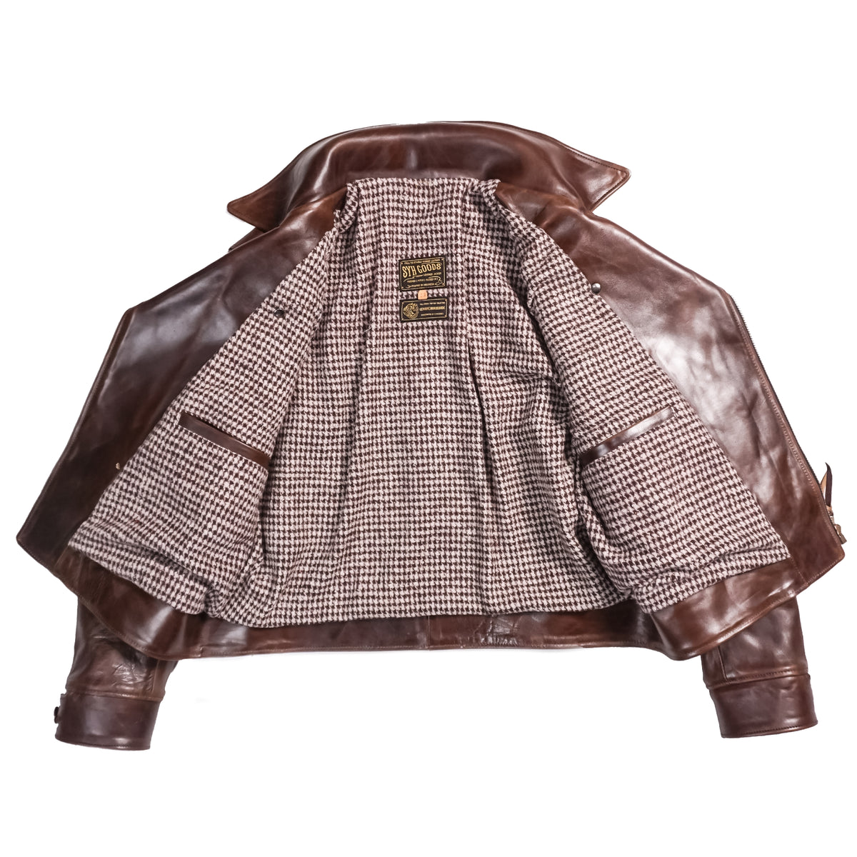 ROADMASTER 40'S D-POCKET RIDER JACKET DARK BROWN