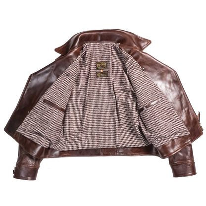 ROADMASTER 40'S D-POCKET RIDER JACKET DARK BROWN