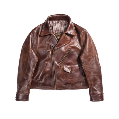 ROADMASTER 40'S D-POCKET RIDER JACKET DARK BROWN